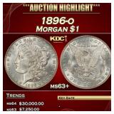 1896-o Morgan Dollar $1 ms63+ USCG