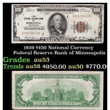 1929 $100 National Currency Federal Reserve Bank o