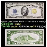 1934A $10 Silver Certificate North Africa WWII Eme