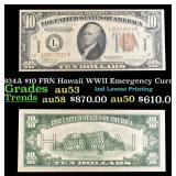 1934A $10 FRN Hawaii WWII Emergency Currency Grade