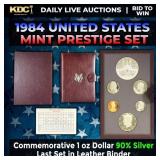 1984 Prestige Proof Set - Last set in the Leather