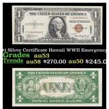 1935A $1 Silver Certificate Hawaii WWII Emergency