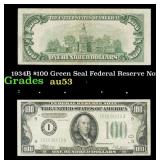 1934B $100 Green Seal Federal Reserve Note Grades