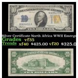 1934A $10 Silver Certificate North Africa WWII Eme
