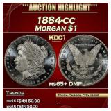 1884-cc Morgan Dollar $1 ms65+ DMPL SEGS