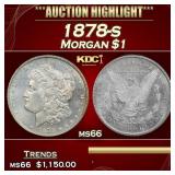 1878-s Morgan Dollar $1 ms66 SEGS