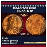 1936-s Lincoln Cent TOP POP! 1c ms67+ rd SEGS