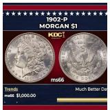 1902-p Morgan Dollar $1 ms66 SEGS