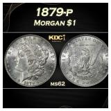 1879-p Morgan Dollar $1 Grades ms62
