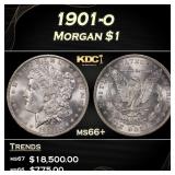 1901-o Morgan Dollar $1 ms66+ SEGS