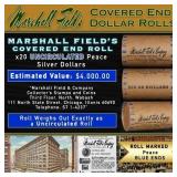 MARSHALL FIELDS RARE UNC BLUE Lvl 20 Coin Peace Ro