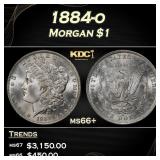 1884-o Morgan Dollar $1 ms66+ SEGS