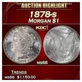 1878-s Morgan Dollar $1 ms66 SEGS