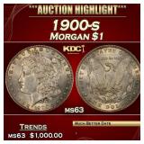 1900-s Morgan Dollar $1 ms63 USCG