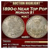 1890-o Morgan Dollar Near Top Pop $1 ms65+ SEGS