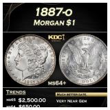 1887-o Morgan Dollar $1 ms64+ SEGS