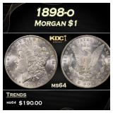 1898-o Morgan Dollar $1 Grades ms64