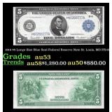 1914 $5 Large Size Blue Seal Federal Reserve Note