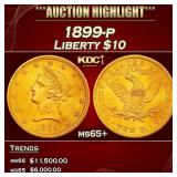 1899-p Gold Liberty Eagle $10 ms65+ SEGS