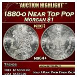1880-o Morgan Dollar Near Top Pop $1 ms64+ SEGS