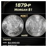 1879-p Morgan Dollar $1 ms66 SEGS