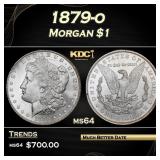 1879-o Morgan Dollar $1 Grades ms64