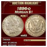 1896-o Morgan Dollar $1 ms62 USCG