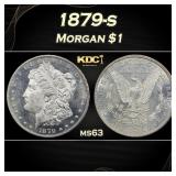 1879-s Morgan Dollar $1 Grades ms63