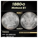1880-o Morgan Dollar $1 ms63+ SEGS