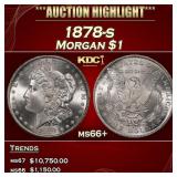 1878-s Morgan Dollar $1 ms66+ SEGS