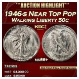 1946-s Walking Liberty Half Dollar Near Top Pop 50