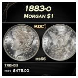 1883-o Morgan Dollar $1 Grades ms66
