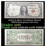1935A $1 Silver Certificate Hawaii WWII Emergency