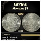 1878-s Morgan Dollar $1 ms65+ SEGS
