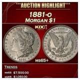 1881-o Morgan Dollar $1 ms65+ SEGS