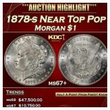 1878-s Morgan Dollar Near Top Pop $1 ms67+ SEGS