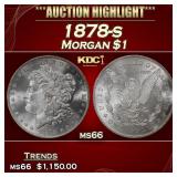1878-s Morgan Dollar $1 ms66 SEGS