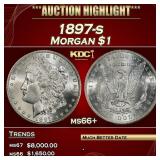 1897-s Morgan Dollar $1 ms66+ SEGS