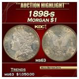 1898-s Morgan Dollar $1 ms63 USCG