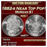 1882-s Morgan Dollar Near Top Pop! $1 ms67+ SEGS