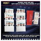 1973-1978 Mint Set Run Plus Bonus Silver Bicentenn