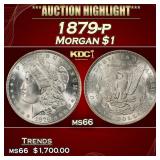 1879-p Morgan Dollar $1 ms66 SEGS