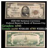 1929 $50 National Currency Federal Reserve Bank of