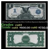 1899 $1 large size Silver Certificate "Black Eagle