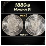 1880-s Morgan Dollar $1 Grades ms62+