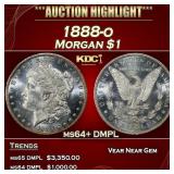 1888-o Morgan Dollar $1 ms64+ DMPL SEGS