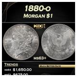1880-o Morgan Dollar $1 ms63+ SEGS