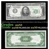1934A $500 Green Seal Federal Reserve Note Preside