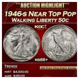 1946-s Walking Liberty Half Dollar Near Top Pop 50