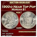 1900-o Morgan Dollar Near Top Pop $1 ms66+ SEGS